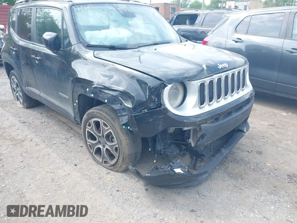 2018 Jeep Renegade Limited with VIN ZACCJBDBXJPH00377, listed as a IAAI auction lot 42391226 with 84,523 mi miles and . Bid and sale history available at DreamBid. Image 6.