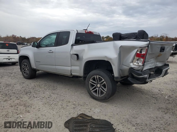 2020 Chevrolet Colorado 2WD Work Truck with VIN 1GCHSBEN7L1143846, listed as a Copart auction lot 78406494 with 76,582 mi miles and Salvage title. Bid and sale history available at DreamBid. Image 2.