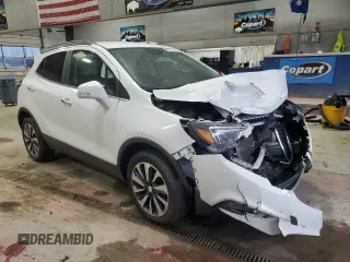 2019 Buick Encore Essence with VIN KL4CJGSM1KB730584, listed as a Copart auction lot 47871685 with 108,093 mi miles and Salvage Title. Bid and sale history available at carsss.com. Image 4.