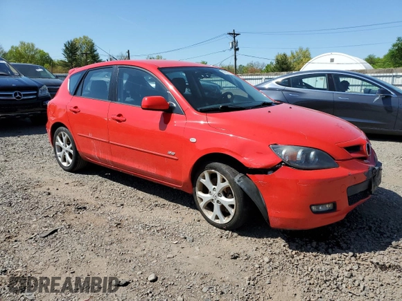 2008 Mazda Mazda3 s Sport with VIN JM1BK343781868110, listed as a Copart auction lot 55115175 with 191,331 mi miles and Clean Title. Bid and sale history available at carsss.com. Image 4.