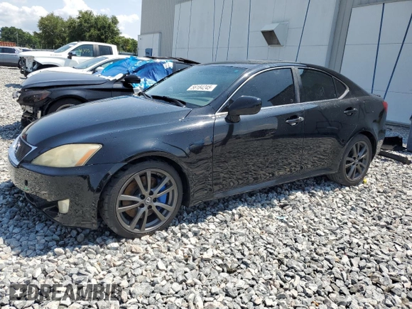2008 Lexus IS 350 with VIN JTHBE262382013936, listed as a Copart auction lot 56184245 with Not provided miles and Salvage title. Bid and sale history available at DreamBid. Image 1.