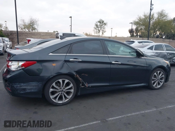 2014 Hyundai Sonata Limited with VIN 5NPEC4AB0EH818164, listed as a IAAI auction lot 42061434 with 120,228 mi miles and . Bid and sale history available at DreamBid. Image 6.