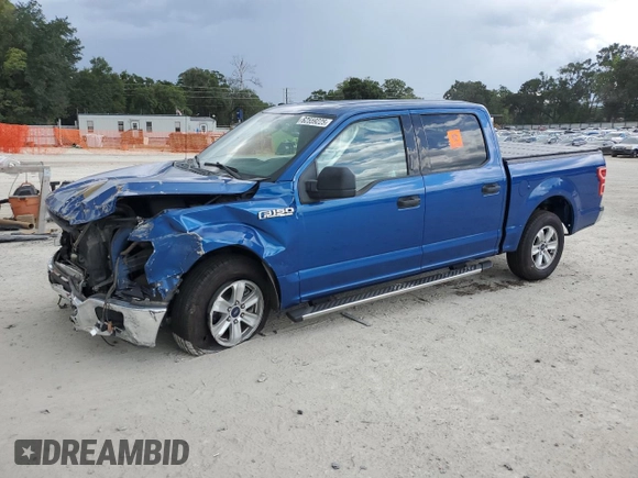 2018 Ford F-150 XL с VIN 1FTEW1CG5JKC84377, выставлен на аукционе Copart как лот 62559225 с пробегом 33 453 миль миль и Списание • Salvage title. История ставок и продаж доступна на DreamBid. Изображение 1.