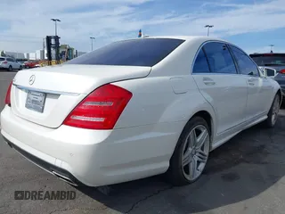 2013 Mercedes-Benz S 550 with VIN WDDNG7DB9DA531175, listed as a IAAI auction lot 41816757 with 109,136 mi miles and . Bid and sale history available at DreamBid. Image 4.