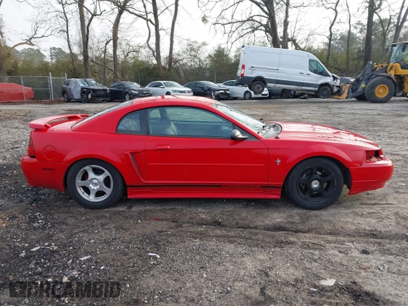 2003 Ford Mustang Standard with VIN 1FAFP40493F435980, listed as a IAAI auction lot 41520723 with 185,865 mi miles. Bid and sale history available at carsss.com. Image 14.