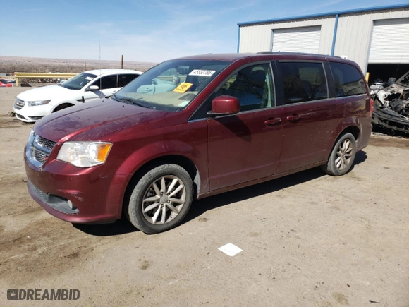 2018 Dodge Grand Caravan SXT with VIN 2C4RDGCG6JR179407, listed as a Copart auction lot 45552795 with 135,386 mi miles and Salvage Title. Bid and sale history available at carsss.com. Image 1.