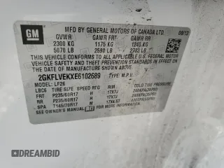 2014 GMC Terrain SLE with VIN 2GKFLVEKXE6102689, listed as a Copart auction lot 47861335 with 137,210 mi miles and Clean Title. Bid and sale history available at carsss.com. Image 13.