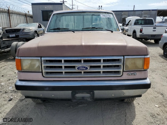 1987 Ford Pickup with VIN 1FTEF14Y2HPA69253, listed as a Copart auction lot 74633154 with NaN miles and Clean Title. Bid and sale history available at carsss.com. Image 5.