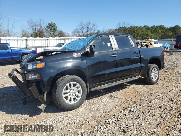 2021 Chevrolet Silverado 1500 Work Truck with VIN 3GCUYAEF6MG412664, listed as a Copart auction lot 84463134 with Not Provided miles and Salvage Title. Bid and sale history available at DreamBid. Image 1.