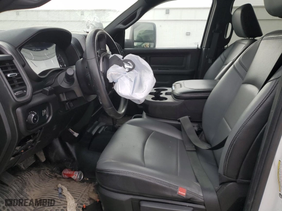 2023 Ram 3500 Tradesman with VIN 3C63R3GL2PG533680, listed as a Copart auction lot 81706174 with 0 mi miles and Salvage Title. Bid and sale history available at carsss.com. Image 7.
