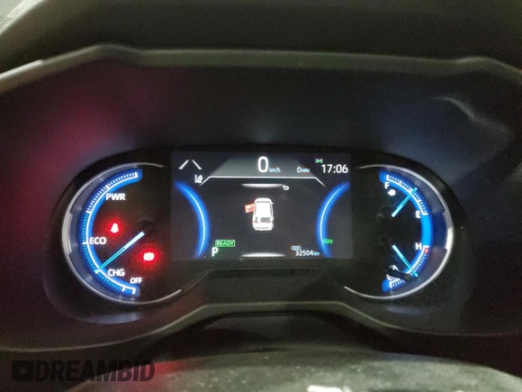2024 Toyota RAV4 Hybrid XLE Premium with VIN 2T3BWRFV4RW189355, listed as a Copart auction lot 85818624 with 32,504 mi miles and Salvage Title. Bid and sale history available at DreamBid. Image 9.