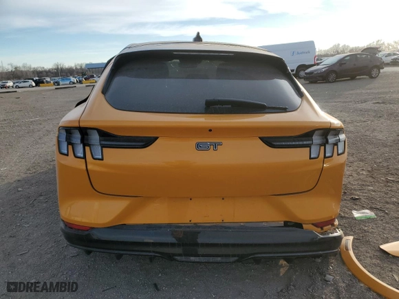 2021 Ford Mustang Mach-E GT with VIN 3FMTK4SX6MMD99584, listed as a Copart auction lot 85487174 with 0 mi miles and Salvage Title. Bid and sale history available at carsss.com. Image 6.