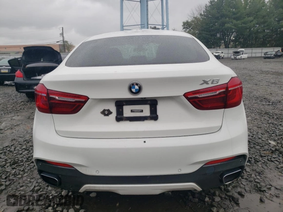 2016 BMW X6 xDrive35i with VIN 5UXKU2C51G0N78729, listed as a Copart auction lot 68345763 with 35,620 mi miles. Bid and sale history available at carsss.com. Image 6.