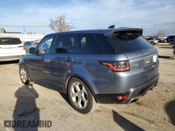 2018 Land Rover Range Rover Sport HSE with VIN SALWR2RV1JA189840, listed as a Copart auction lot 42439975 with 64,860 mi miles and Salvage title. Bid and sale history available at DreamBid. Image 2.