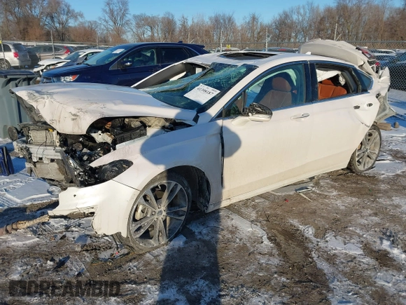 2019 Ford Fusion Titanium with VIN 3FA6P0K96KR143982, listed as a IAAI auction lot 41398187 with 49,606 mi miles. Bid and sale history available at carsss.com. Image 17.