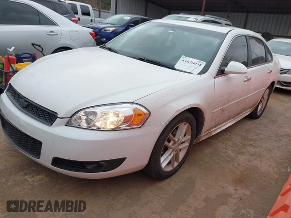 2013 Chevrolet Impala LTZ with VIN 2G1WC5E34D1152402, listed as a IAAI auction lot 41838035 with 214,088 mi miles and . Bid and sale history available at DreamBid. Image 2.