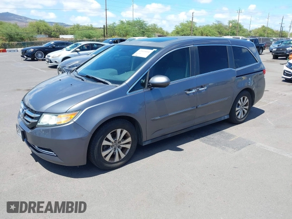 2014 Honda Odyssey EX-L with VIN 5FNRL5H69EB018557, listed as a IAAI auction lot 42855051 with 165,081 mi miles and . Bid and sale history available at DreamBid. Image 17.
