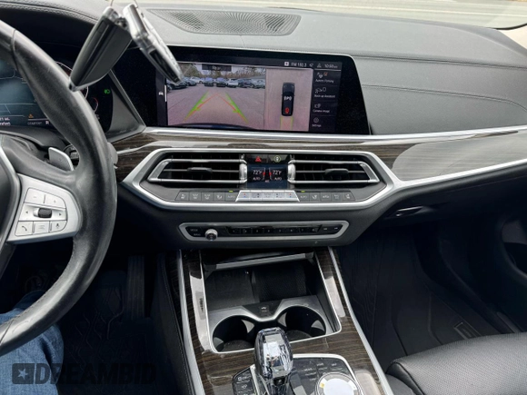 2020 BMW X7 xDrive40i with VIN 5UXCW2C08L9B71471, listed as a Copart auction lot 53714185 with 138,817 mi miles and Clean Title. Bid and sale history available at carsss.com. Image 10.
