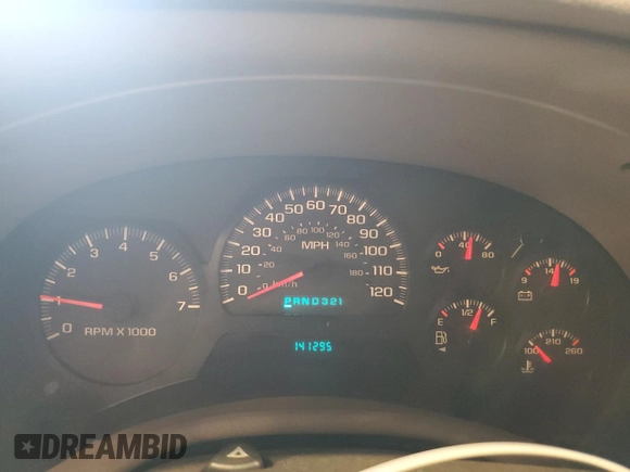 2005 Chevrolet TrailBlazer LT with VIN 1GNDT13S952178469, listed as a Copart auction lot 55058125 with 141,295 mi miles and Salvage Title. Bid and sale history available at DreamBid. Image 9.