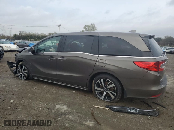 2019 Honda Odyssey Elite с VIN 5FNRL6H98KB067891, выставлен на аукционе Copart как лот 51681405 с пробегом 42 525 миль миль и Списание • Salvage title. История ставок и продаж доступна на DreamBid. Изображение 2.