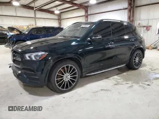 2020 Mercedes-Benz GLE 450 z VIN 4JGFB5KE7LA072141, wystawiony jako Copart lot #46148655 z przebiegiem Nie podano mil oraz Szkoda całkowita • Salvage title. Historia ofert i sprzedaży dostępna na DreamBid. Obrazek 1.