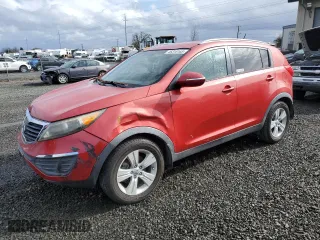 2012 Kia Sportage LX with VIN KNDPB3A29C7334971, listed as a Copart auction lot 46318165 with 131,476 mi miles and Salvage Title. Bid and sale history available at carsss.com. Image 1.