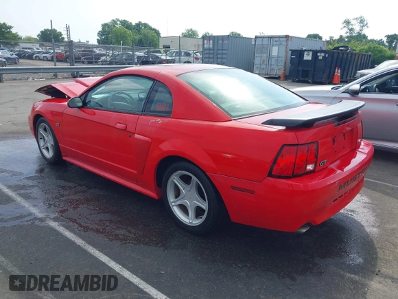 2002 Ford Mustang GT Deluxe z VIN 1FAFP42X32F161388, wystawiony jako IAAI lot #42271266 z przebiegiem 140 821 mil mil oraz . Historia ofert i sprzedaży dostępna na DreamBid. Obrazek 3.