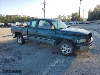 1996 Dodge Ram 1500 with VIN 3B7HC13Y3TG182715, listed as a Copart auction lot 75894364 with 195,503 mi miles and Salvage Title. Bid and sale history available at carsss.com. Image 4.