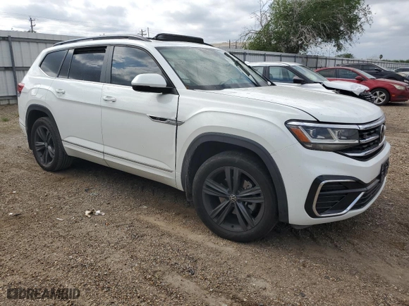 2021 Volkswagen Atlas 3.6L V6 SE w/Technology R-Line with VIN 1V2PR2CA8MC502858, listed as a Copart auction lot 79548774 with 0 mi miles and Salvage Title. Bid and sale history available at carsss.com. Image 4.