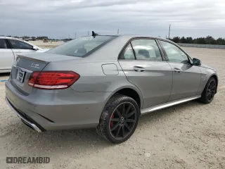 2015 Mercedes-Benz E-Class E 63 AMG S-Model with VIN WDDHF7GB6FB093272, listed as a Copart auction lot 75039284 with 84,832 mi miles and Salvage Title. Bid and sale history available at carsss.com. Image 3.