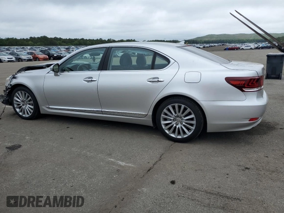 2013 Lexus LS 460 L with VIN JTHDL5EF8D5005974, listed as a Copart auction lot 57860925 with 80,831 mi miles and Salvage title. Bid and sale history available at DreamBid. Image 2.