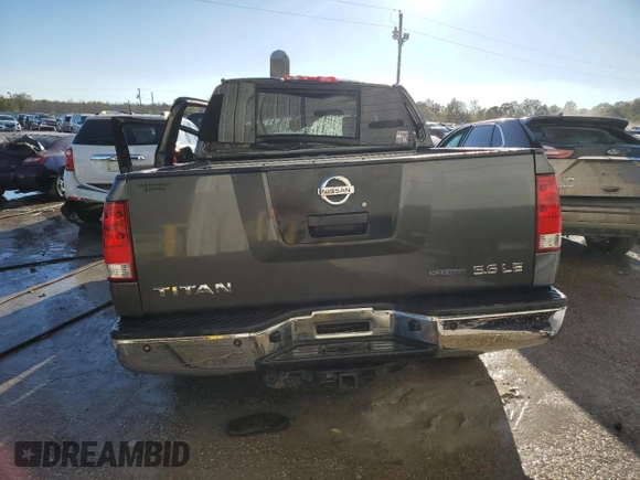 2008 Nissan Titan SE with VIN 1N6BA07D88N346095, listed as a Copart auction lot 81710484 with 90,568 mi miles and Salvage Title. Bid and sale history available at carsss.com. Image 6.