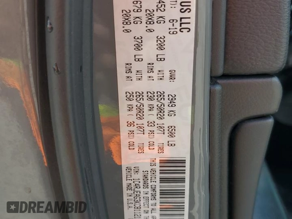 2019 Jeep Grand Cherokee Upland with VIN 1C4RJEAG3KC811211, listed as a Copart auction lot 52673445 with 75,130 mi miles and Salvage title. Bid and sale history available at DreamBid. Image 13.
