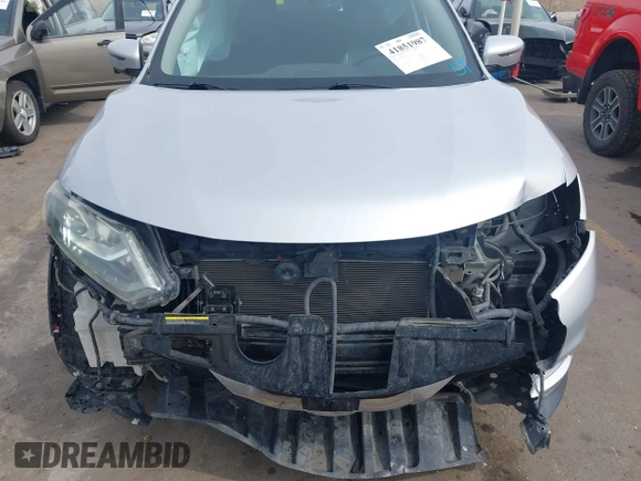2016 Nissan Rogue SL with VIN 5N1AT2MV3GC762496, listed as a IAAI auction lot 41851987 with 90,623 mi miles and . Bid and sale history available at DreamBid. Image 12.