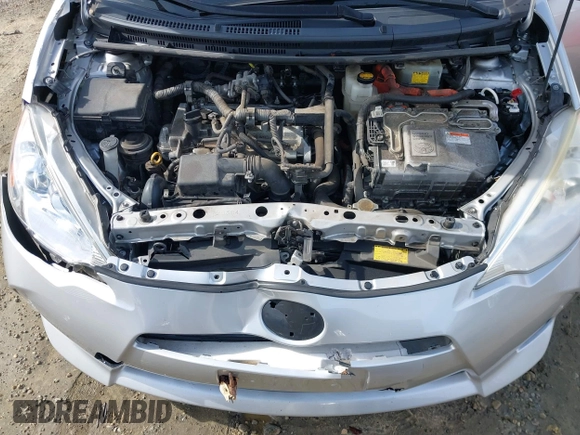2014 Toyota Prius One with VIN JTDKDTB39E1067395, listed as a IAAI auction lot 41613735 with 207,466 mi miles and . Bid and sale history available at DreamBid. Image 10.