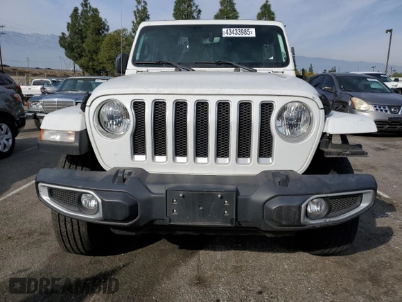 2023 Jeep Wrangler Sahara with VIN 1C4HJXEN7PW701607, listed as a Copart auction lot 43433985 with 13,376 mi miles and Clean Title. Bid and sale history available at carsss.com. Image 5.