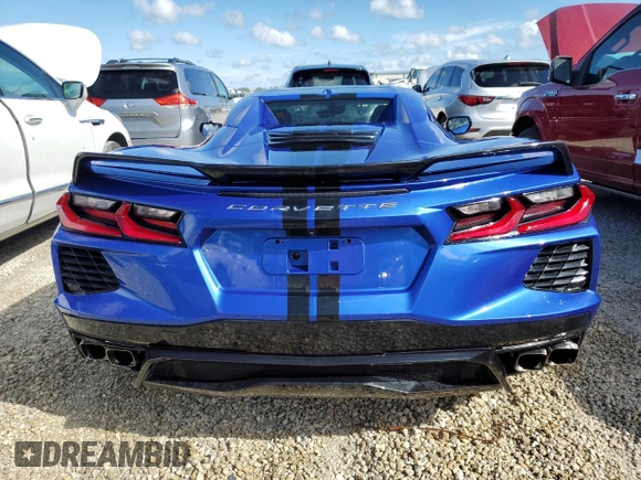 2020 Chevrolet Corvette 3LT with VIN 1G1Y83D42L5111871, listed as a Copart auction lot 73937614 with 26,692 mi miles and Non Repairable. Bid and sale history available at carsss.com. Image 6.