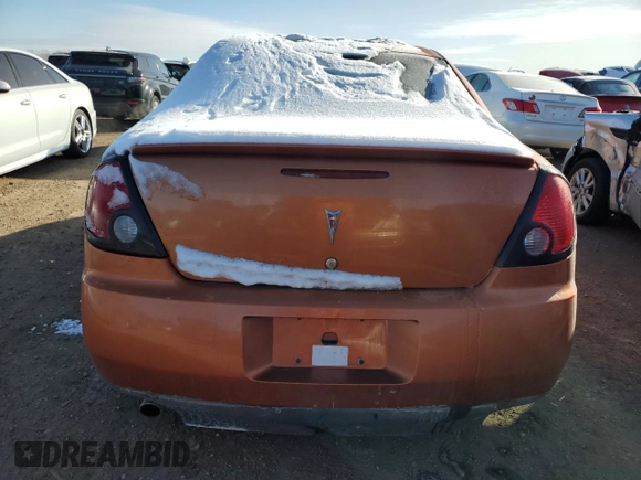 2005 Pontiac G6 GT with VIN 1G2ZH548454178270, listed as a Copart auction lot 41507655 with 195,198 mi miles and Salvage Title. Bid and sale history available at carsss.com. Image 6.