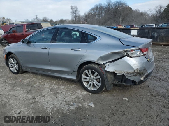 2016 Chrysler 200 LX with VIN 1C3CCCFB5GN197926, listed as a Copart auction lot 42500375 with 36,105 mi miles and Salvage Title. Bid and sale history available at carsss.com. Image 2.
