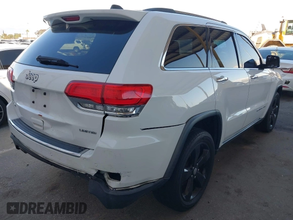 2014 Jeep Grand Cherokee Limited with VIN 1C4RJFBG4EC364039, listed as a IAAI auction lot 41745634 with 117,170 mi miles. Bid and sale history available at carsss.com. Image 4.