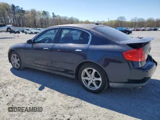 2004 Infiniti G35 w/Leather with VIN JNKCV51F64M710399, listed as a Copart auction lot 50804035 with 186,738 mi miles and Salvage Title. Bid and sale history available at DreamBid. Image 2.