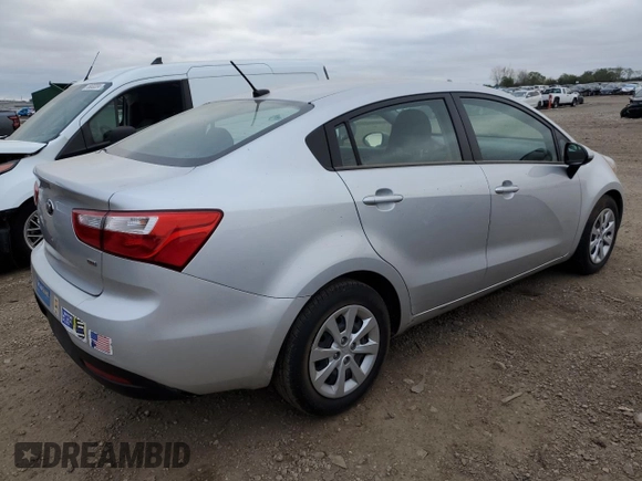 2013 Kia Rio LX with VIN KNADM4A36D6301748, listed as a Copart auction lot 71191154 with 59,759 mi miles and Clean Title. Bid and sale history available at DreamBid. Image 3.