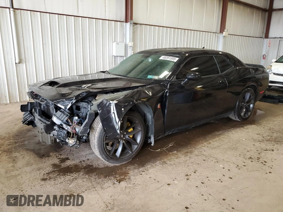 2019 Dodge Challenger R/T Scat Pack z VIN 2C3CDZFJ0KH691443, wystawiony jako Copart lot #48391895 z przebiegiem 64 972 mil mil oraz Szkoda całkowita • Salvage title. Historia ofert i sprzedaży dostępna na DreamBid. Obrazek 1.