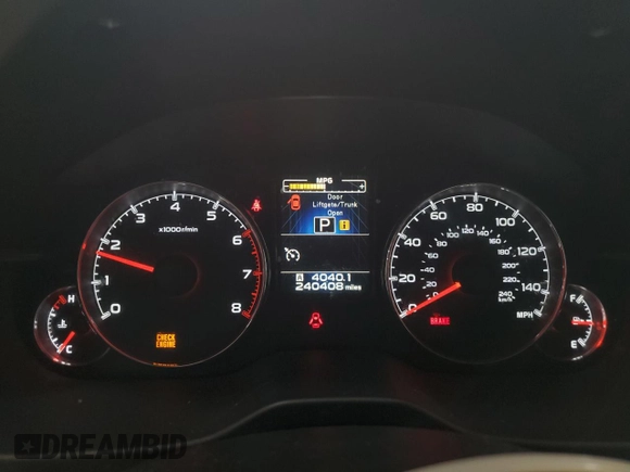 2013 Subaru Outback Limited with VIN 4S4BRBKC5D3217013, listed as a Copart auction lot 65209215 with 240,408 mi miles and Clean title. Bid and sale history available at DreamBid. Image 9.