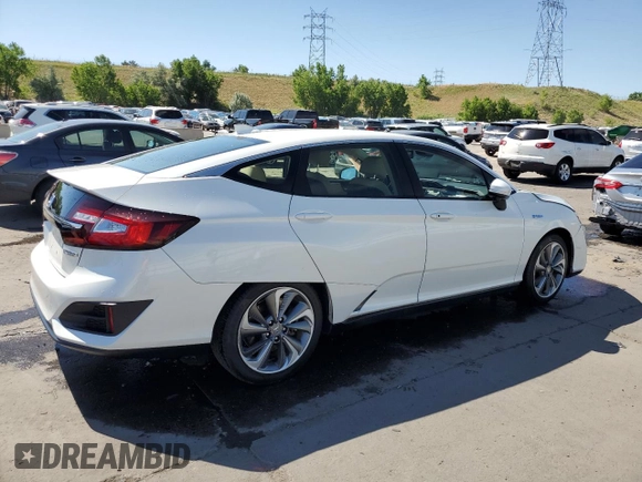 2018 Honda Clarity Plug-In Hybrid with VIN JHMZC5F12JC015416, listed as a Copart auction lot 58766174 with 56,151 mi miles and Salvage Title. Bid and sale history available at carsss.com. Image 3.