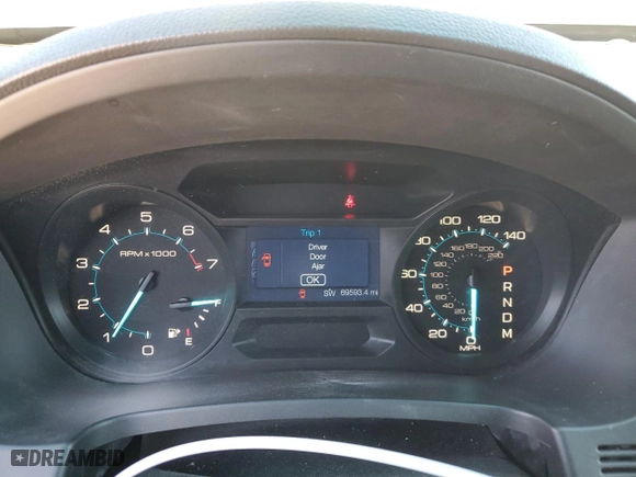 2015 Ford Explorer with VIN 1FM5K7B86FGB51450, listed as a Copart auction lot 44599505 with 69,593 mi miles and Salvage Title. Bid and sale history available at carsss.com. Image 9.