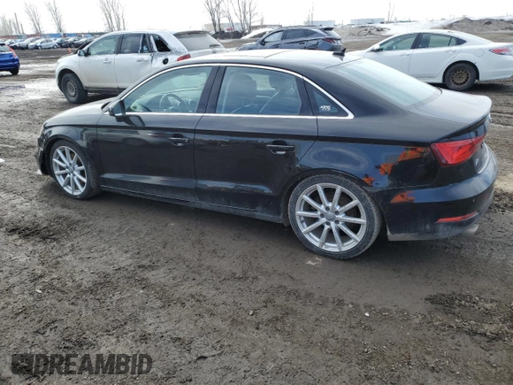 2016 Audi A3 2.0T Premium Plus with VIN WAUE8GFFXG1115550, listed as a Copart auction lot 49481015 with 0 mi miles and Salvage Title. Bid and sale history available at carsss.com. Image 2.