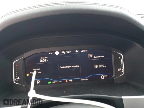 2021 Volkswagen Atlas SEL R-Line z VIN 1V2SR2CA5MC589807, wystawiony jako Copart lot #89106905 z przebiegiem 62 864 mil mil oraz Szkoda całkowita • Salvage title. Historia ofert i sprzedaży dostępna na DreamBid. Obrazek 9.