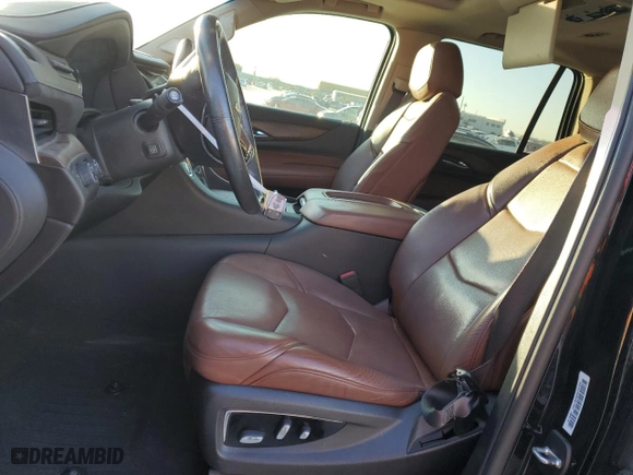 2019 Cadillac Escalade Premium Luxury with VIN 1GYS4CKJ6KR405289, listed as a Copart auction lot 88731195 with 75,265 mi miles and Salvage Title. Bid and sale history available at carsss.com. Image 7.