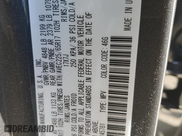 2023 Mazda CX-50 S Preferred Plus with VIN 7MMVABCM6PN145781, listed as a Copart auction lot 50662895 with 17,560 mi miles and Salvage Title. Bid and sale history available at DreamBid. Image 14.
